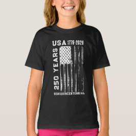 250-årsjubileum USA 4:e juli T-shirt