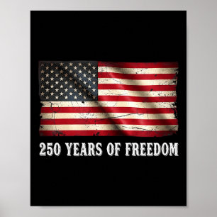 250-årsjubileum usa 4 juli 250-årsdag poster