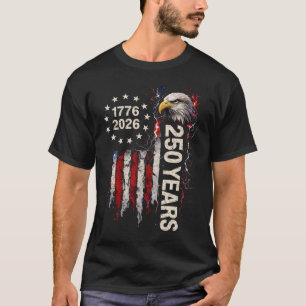 250-årsjubileum USA Amerikansk Flagga Örn T Shirt