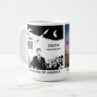 250-årsjubileum USA, amerikansk flagga / Patriotis Kaffemugg