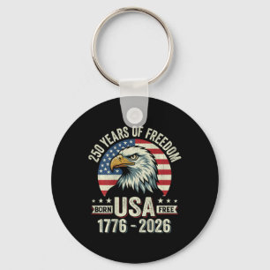250-årsjubileum Usa Eagle Amerikansk Flagga (desig Nyckelring