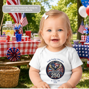 250-årsjubileum USA Familjefirande T Shirt