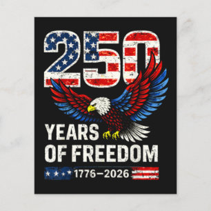 250-årsjubileum usa flagga amerikansk flygblad