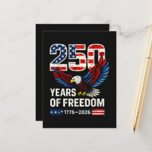 250-årsjubileum usa flagga amerikansk vykort