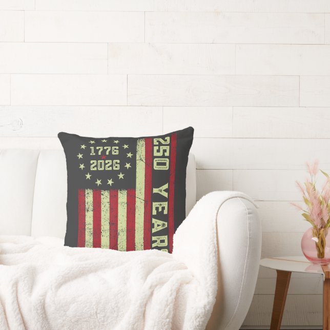 250-årsjubileum Usa Flagga Kudde (Soffa)