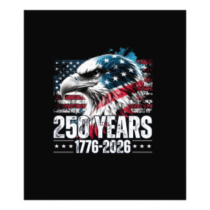 250-årsjubileum USA Födelsedag Lång Ärm Fototryck