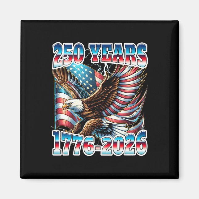250-årsjubileum USA  Magnet (Framsidan)