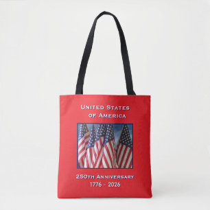 250-årsjubileum USA Patriotic Commemorative Tygkasse