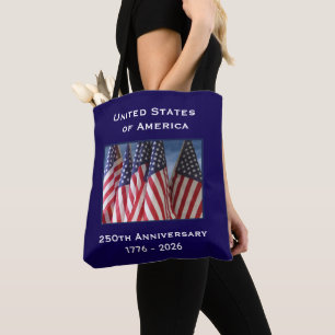 250-årsjubileum USA Patriotic Commemorative Tygkasse