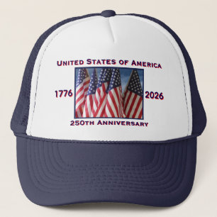 250-årsjubileum USA Patriotic Mörk blått Keps