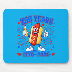 250-årsjubileum Usa Patriotisk 250 år Amerikan Musmatta