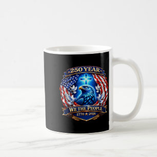250-årsjubileum USA Patriotisk 250 år Amerikansk Kaffemugg
