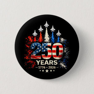 250-årsjubileum usa patriotisk 250 år amerikansk knapp