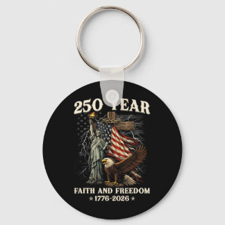 250-årsjubileum Usa Patriotisk 250 år Amerikansk Nyckelring