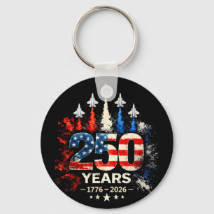 250-årsjubileum usa patriotisk 250 år amerikansk nyckelring