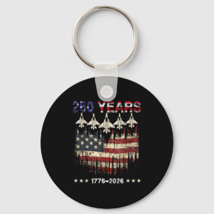 250-årsjubileum usa patriotisk flagga 250:e 4:e nyckelring