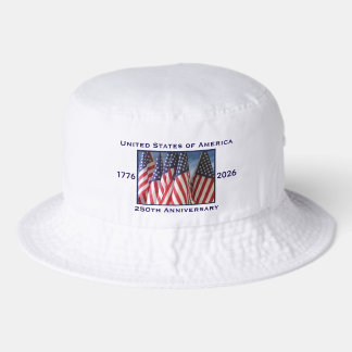 250-årsjubileum USA Patriotisk Klassisk Vit Keps
