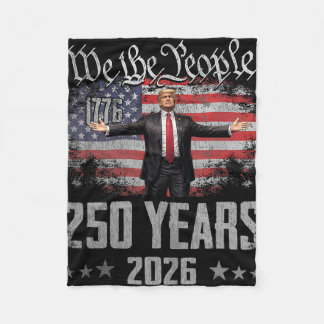250-årsjubileum Usa Patriotisk Örn 250 År 4t Fleecefilt