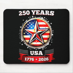 250-årsjubileum USA Patriotisk stjärna Musmatta