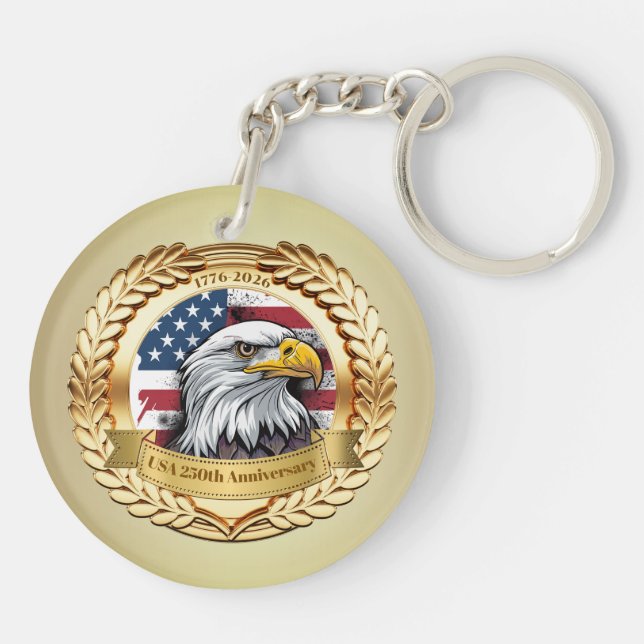 250-årsjubileum USA Patriotiskt | 1776–2026 (Baksidan)