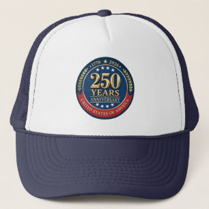 250-årsjubileum USA Patriotiskt 1776–2026 Keps