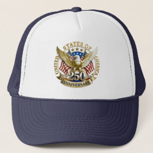 250-årsjubileum USA Patriotiskt 1776–2026 Keps