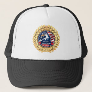 250-årsjubileum USA Patriotiskt 1776–2026 Keps