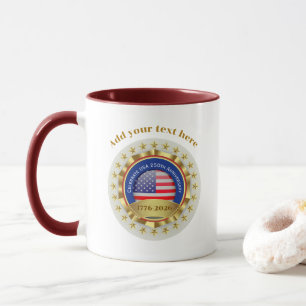 250-årsjubileum USA Patriotiskt 1776–2026 Mugg