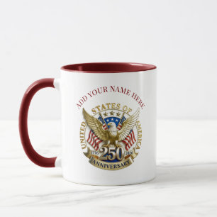 250-årsjubileum USA Patriotiskt 1776–2026 Mugg
