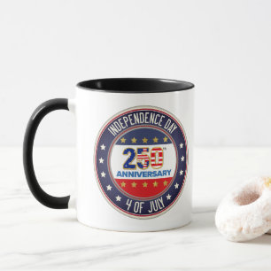 250-årsjubileum USA Patriotiskt 1776–2026 Mugg
