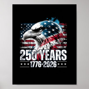 250-årsjubileum USA:s födelsedag Långärmad Poster