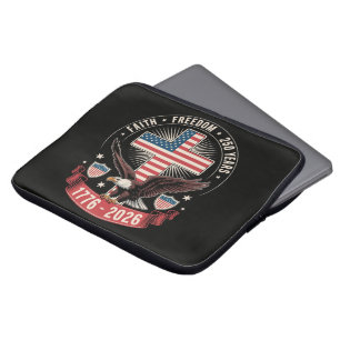 250-årsjubileum USA Tro Frihet 4 juli Laptop Fodral