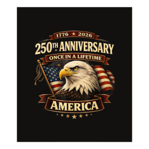 250-årsjubileum USA Tröja 250:e Amerika Fototryck