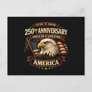 250-årsjubileum USA Tröja 250:e Amerika Vykort