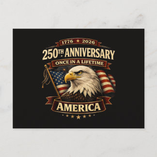 250-årsjubileum USA Tröja 250:e Amerika Vykort