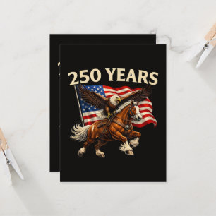250-årsjubileum USA Western Häst Örn Inbjudningar