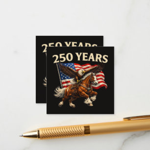 250-årsjubileum USA Western Häst Örn Tilläggskort