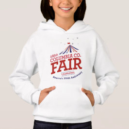 250 Barn Vit/grå Hoodie T Shirt