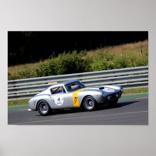 250 GT Berlinetta Le Mans Classic 2018 Poster (Framsidan)