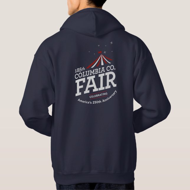 250 Herr Navy Hoodie (Baksida)