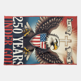 250 Independence Örn Emblem Banner Kökshandduk