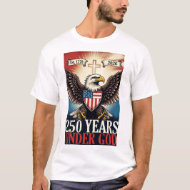250 Independence Örn Emblem Banner T Shirt