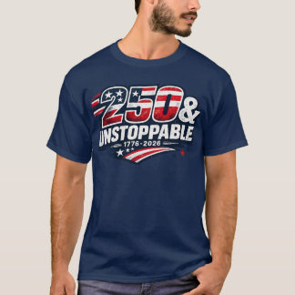 250 & Obestoppbar Tröja | Amerika 250 År Patriot