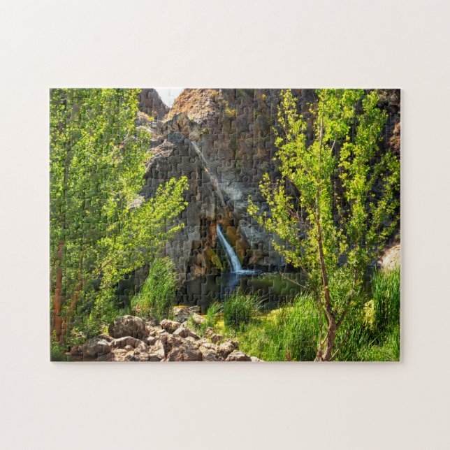 250+ Paradise Falls Waterfall Jigszle Puzzle Biet Pussel (Horisontell)