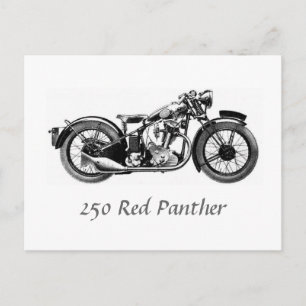 250 Red Panther Vykort