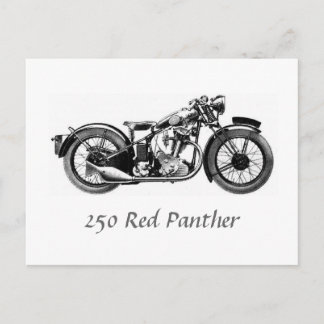 250 Red Panther Vykort