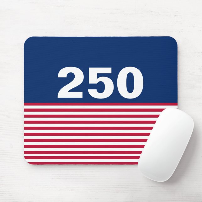 250 Red White and Blue USA Anniversary Musmatta (Med mus)
