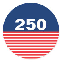250 Red White och Blue USA-jubileum