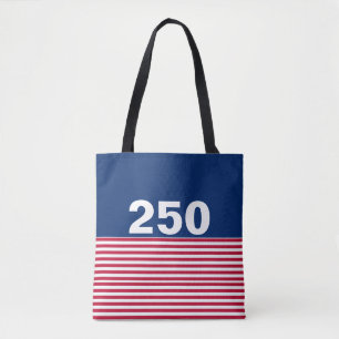 250 Red White och Blue USA-jubileum Tygkasse