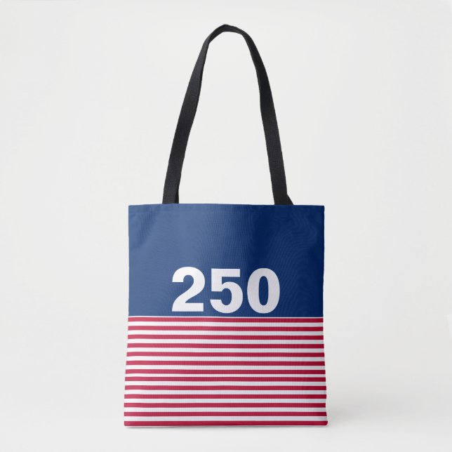 250 Red White och Blue USA-jubileum Tygkasse (Framsida)